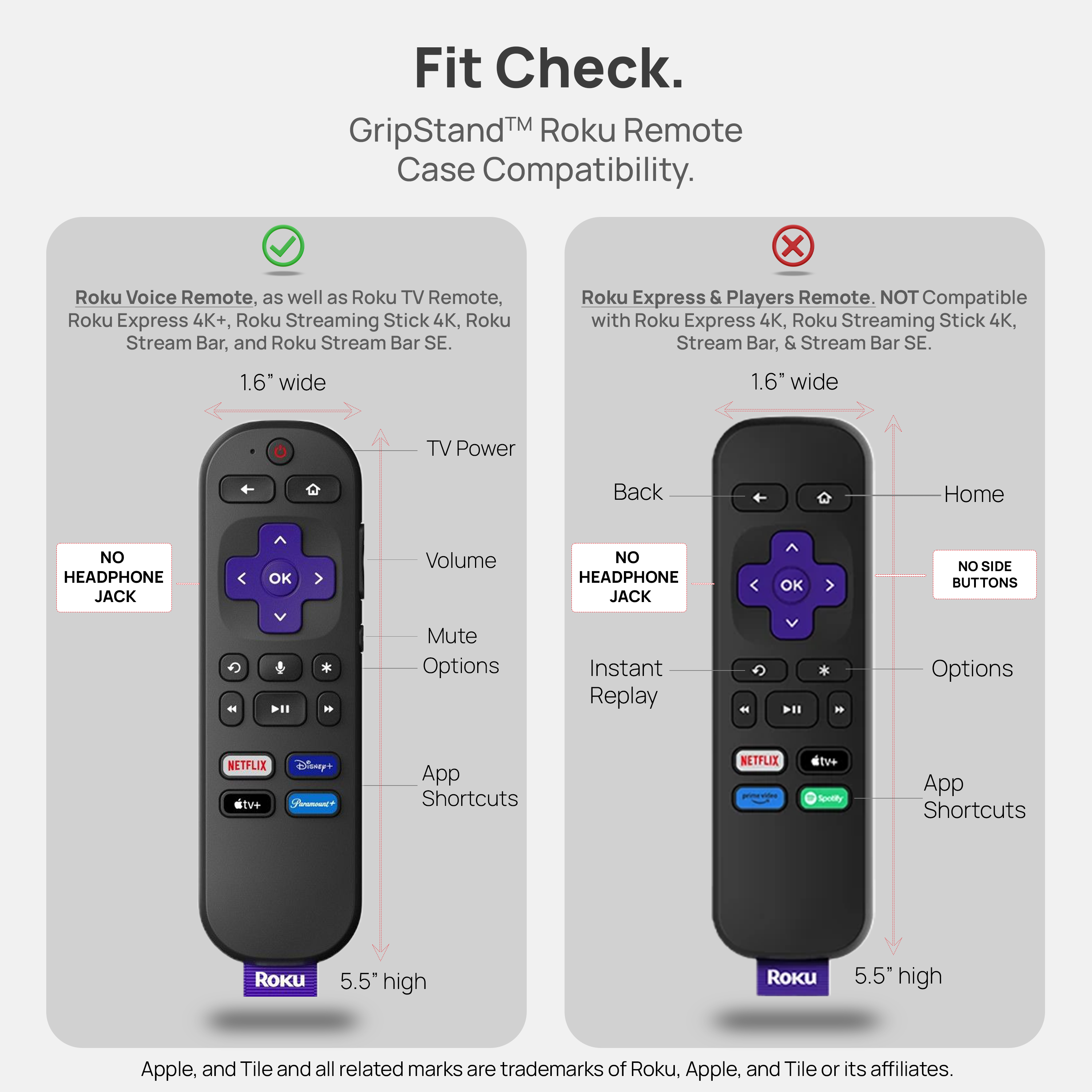 StandShield™ Roku Voice Remote Case