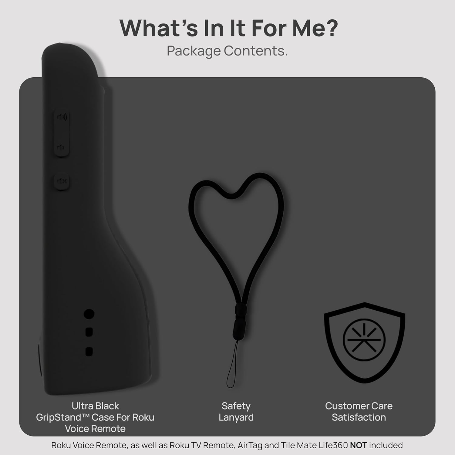 GripStand™ Roku Voice Remote Case