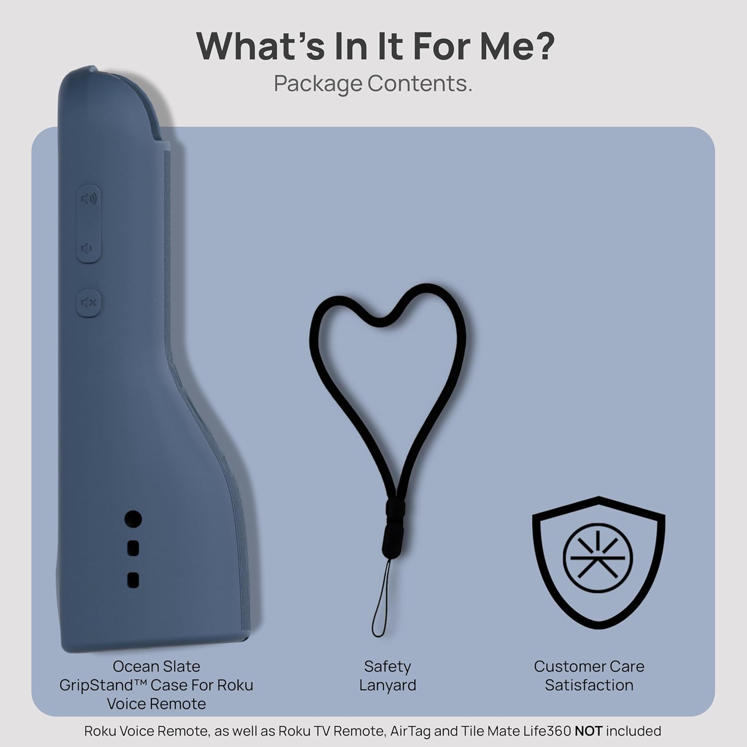 GripStand™ Roku Voice Remote Case