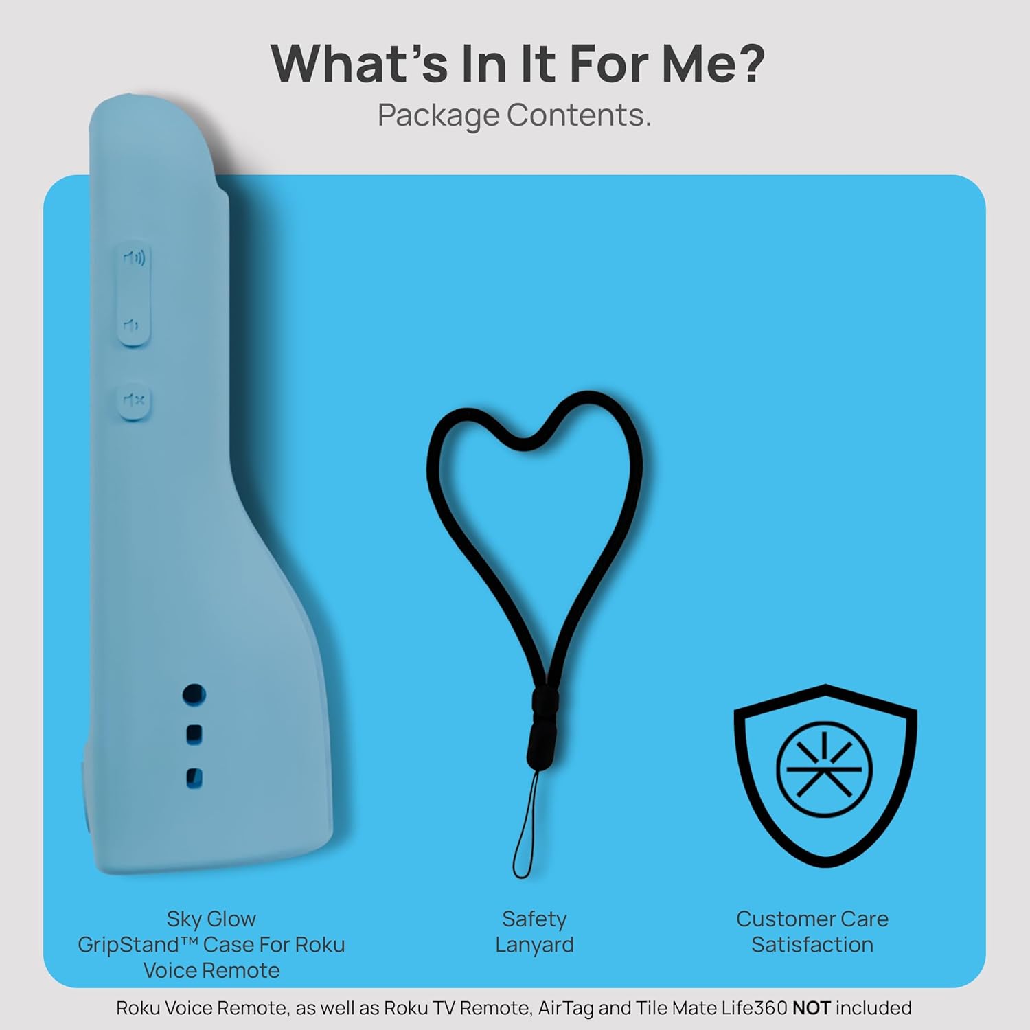 GripStand™ Roku Voice Remote Case