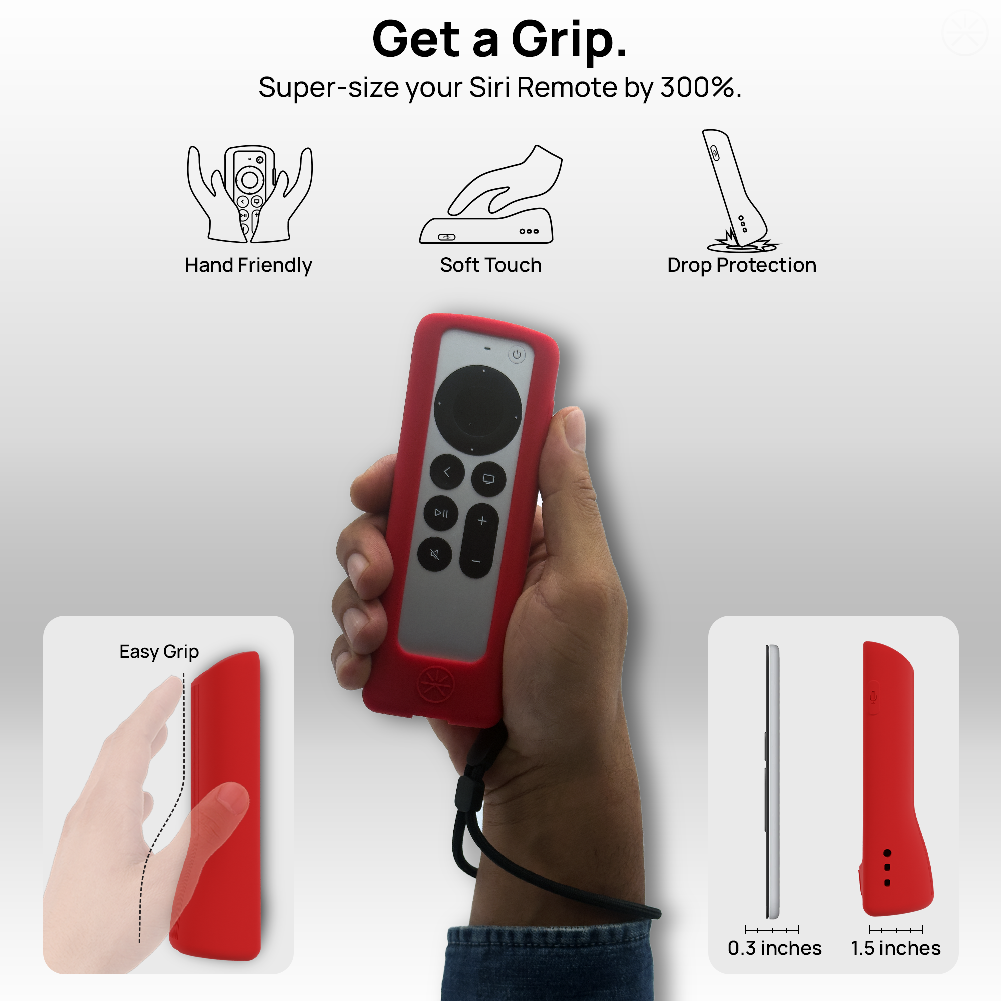 GripStand™ Siri Remote