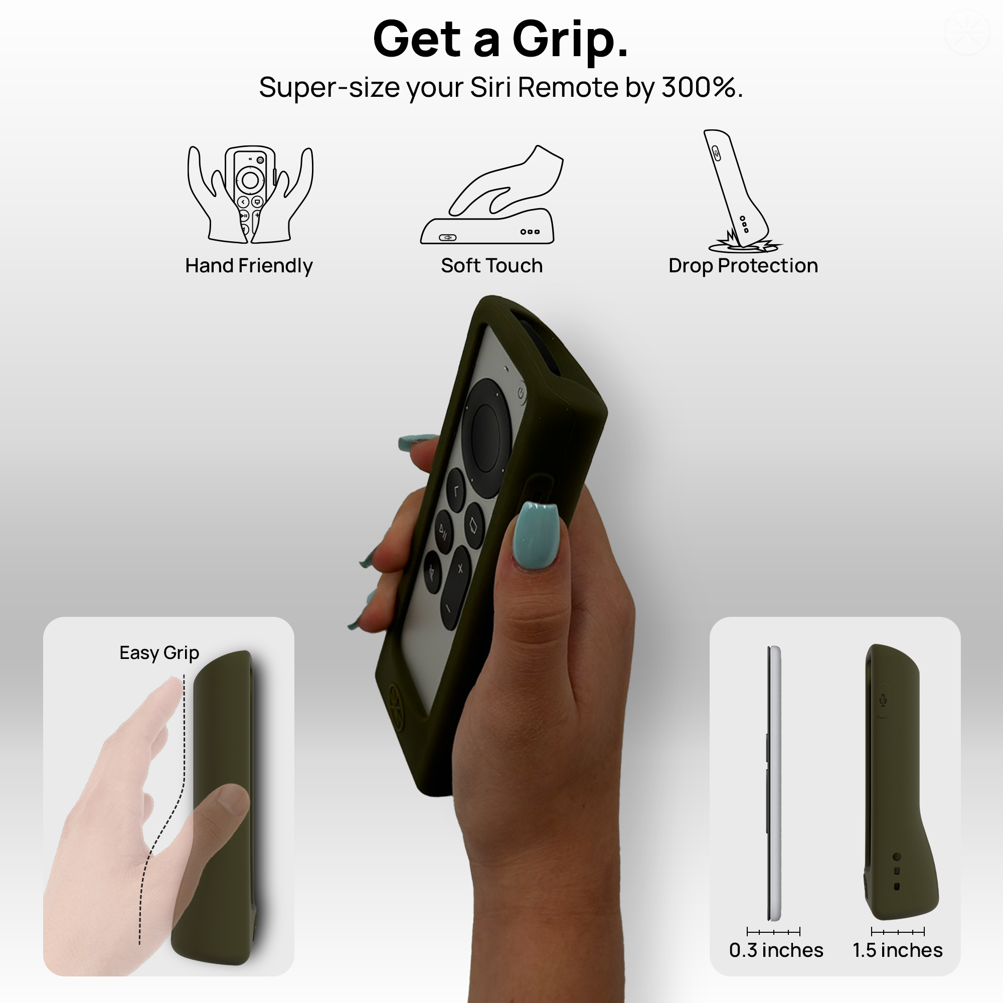 GripStand™ Siri Remote