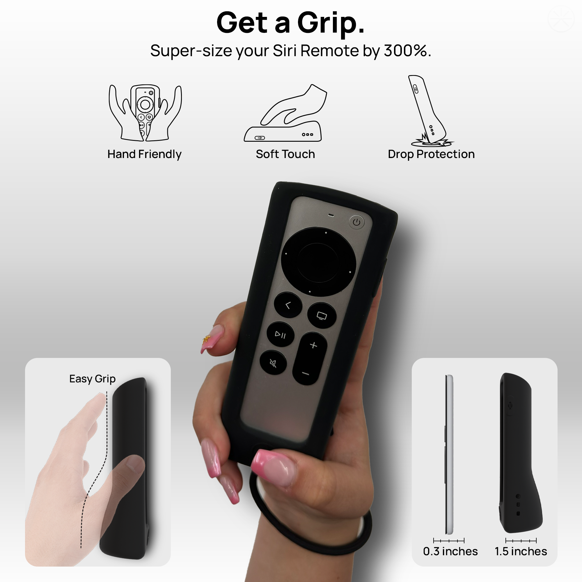 GripStand™ Siri Remote