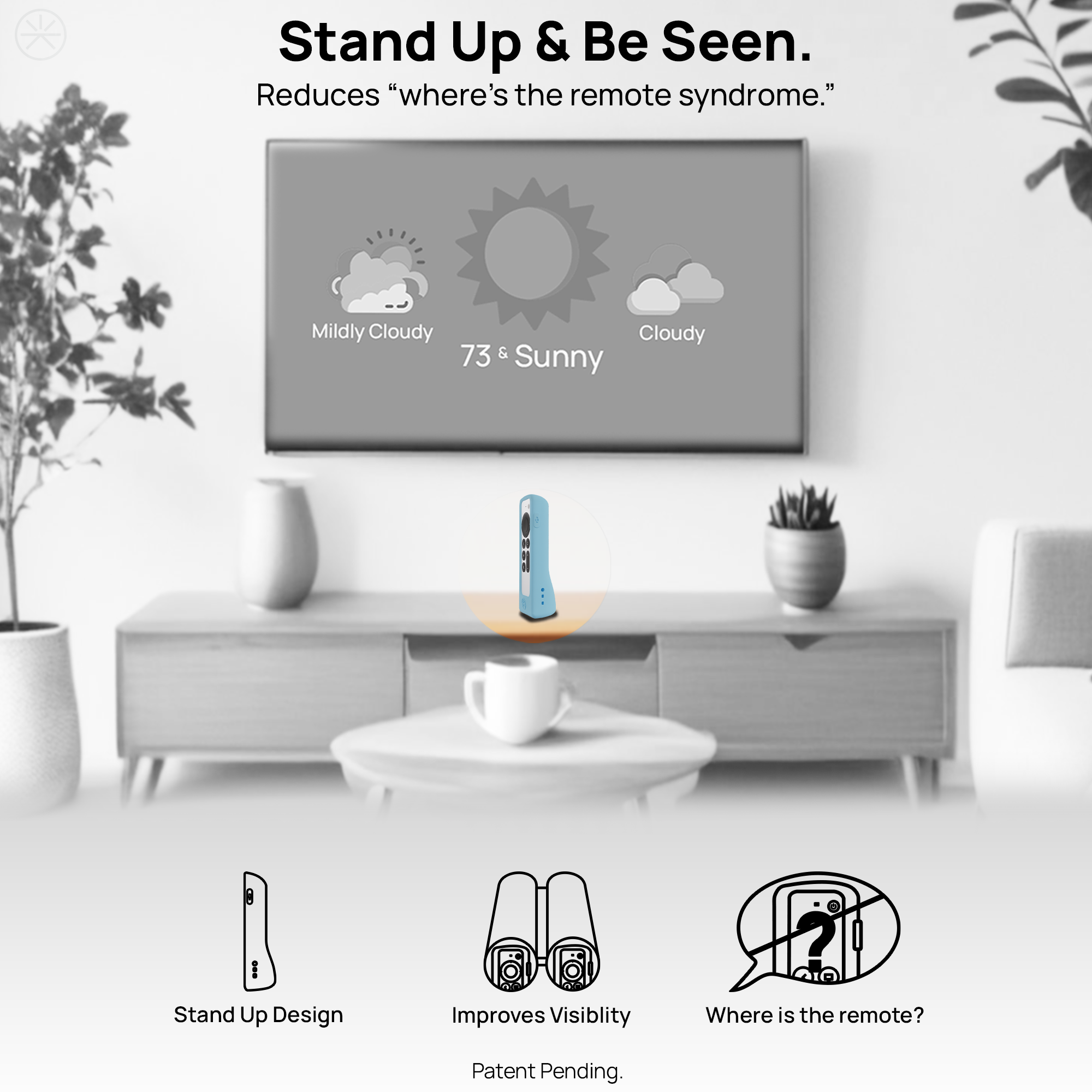 GripStand™ Siri Remote