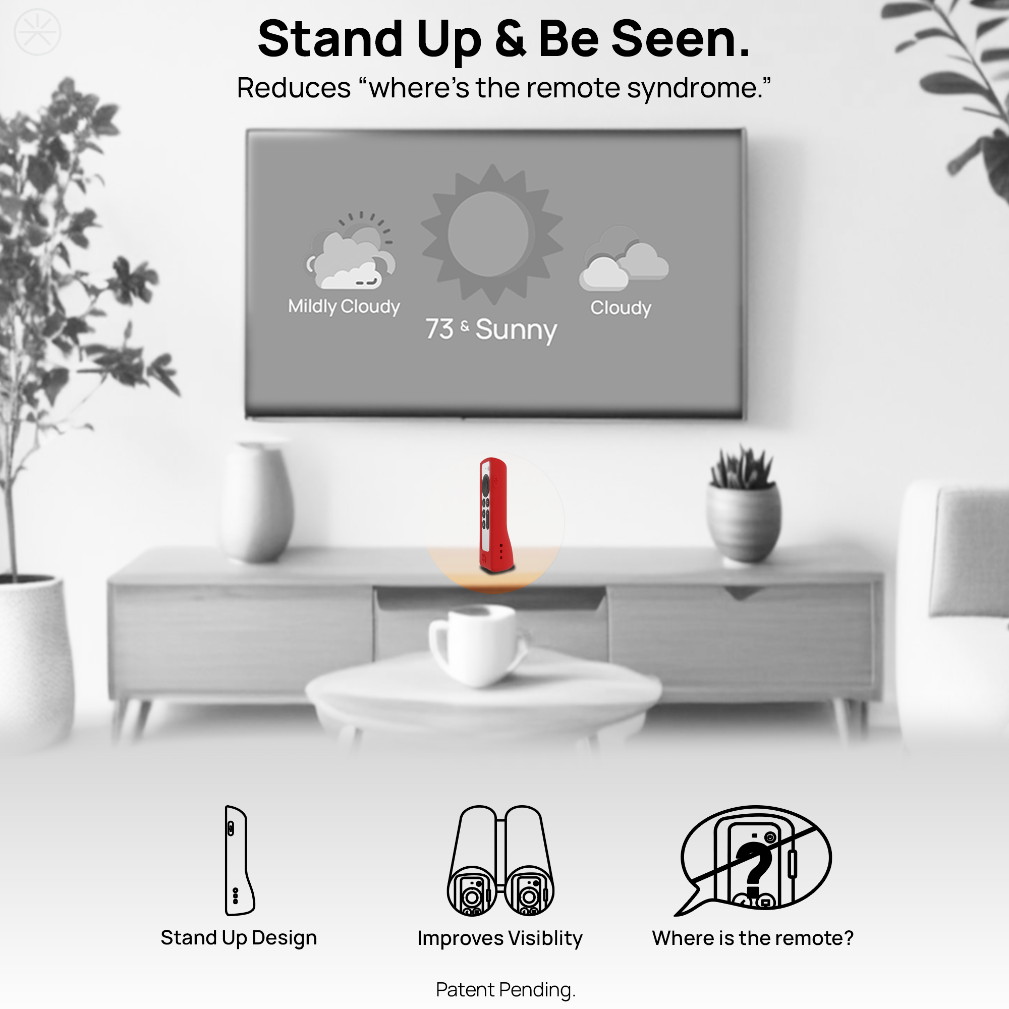 GripStand™ Siri Remote
