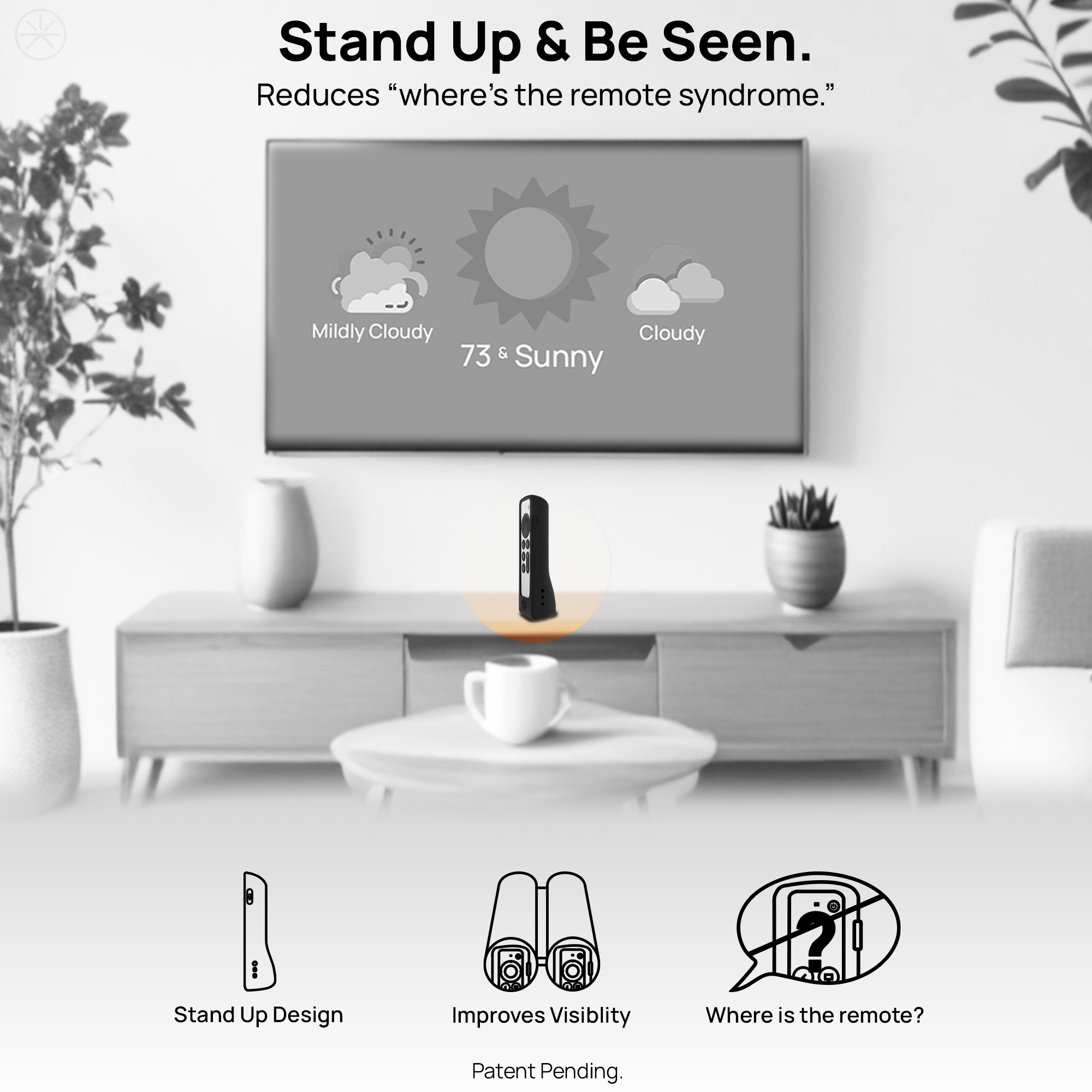 GripStand™ Siri Remote