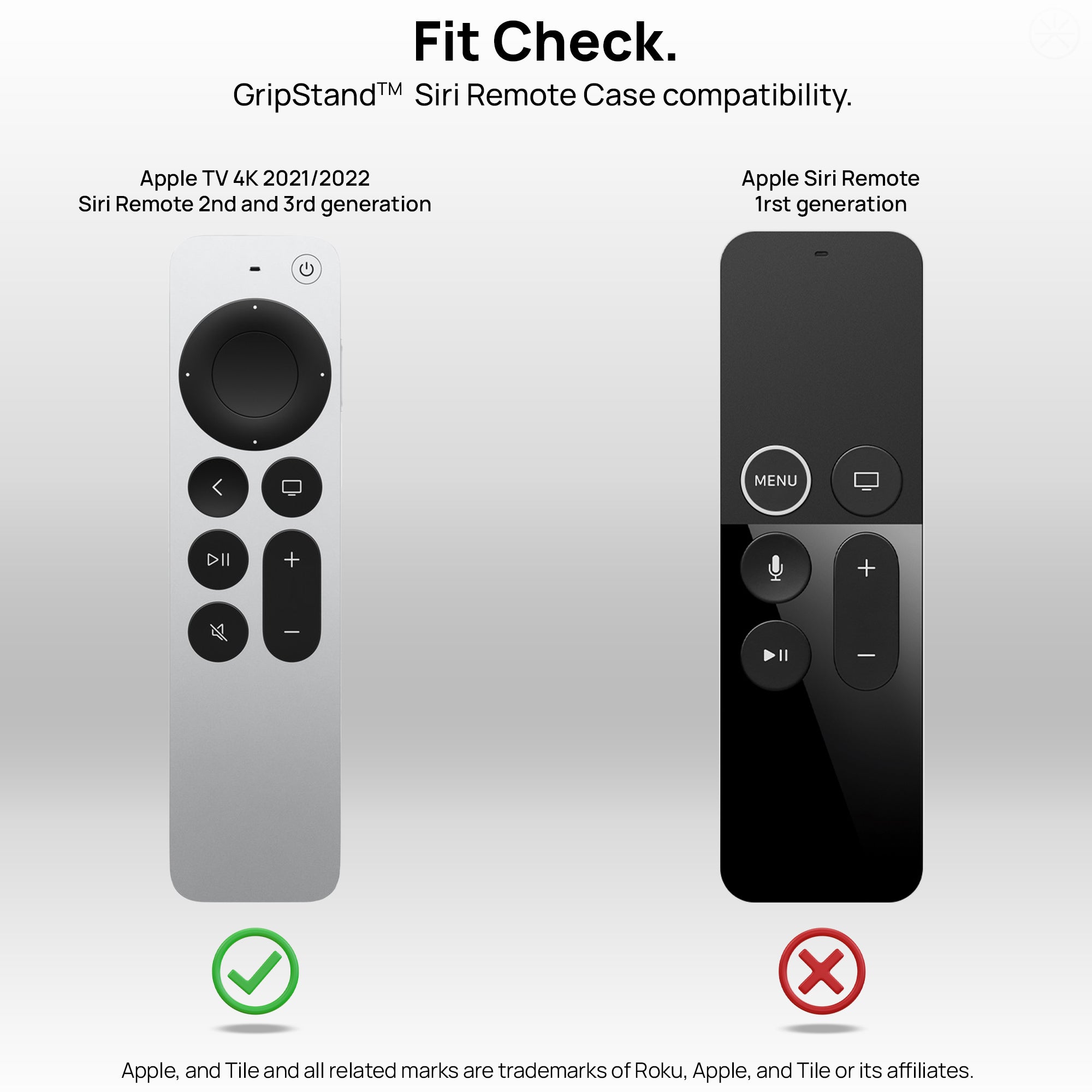 GripStand™ Siri Remote